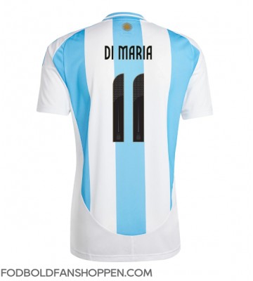 Argentina Angel Di Maria #11 Hjemmebanetrøje Copa America 2024 Kortærmet